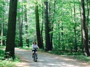 biking